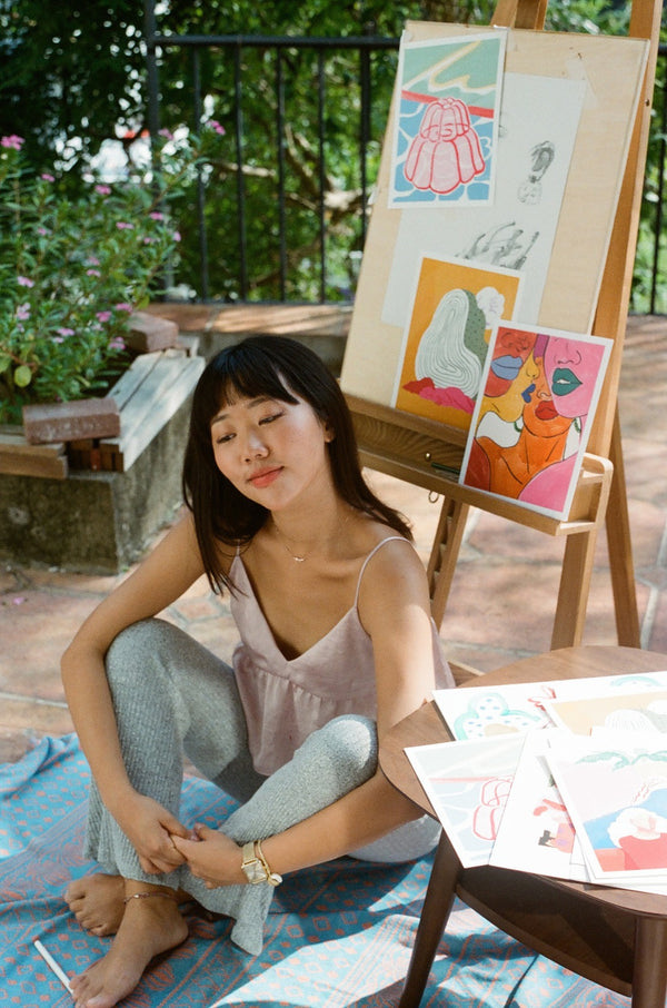 "I feel more inspired to create around my period" - Ellie Suh, Illustrator & Art Director